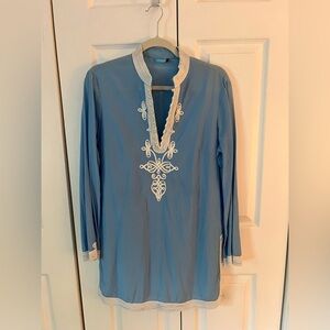 J McLaughlin Embellished Tunic EUC Size 8